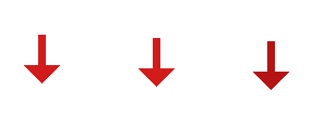 3 arrows red